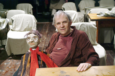 Fodor Tamás a próbán|Ilovszky Béla