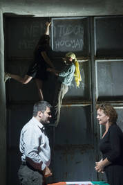 Mokány Csaba, Varga Anikó, (előtérben) Herman Flóra, Varga Ádám|Ilovszky Béla