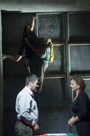 Mokány Csaba, Varga Anikó, (előtérben) Herman Flóra, Varga Ádám|Ilovszky Béla