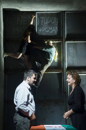 Mokány Csaba, Varga Anikó, (előtérben) Herman Flóra, Varga Ádám|Ilovszky Béla